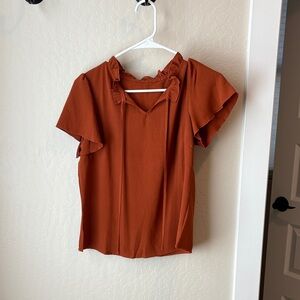 Rust Orange Women's Top